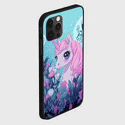 Чехол для iPhone 12 Pro Max Аниме единорожка, цвет: 3D-черный — фото 2