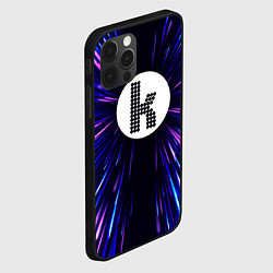 Чехол для iPhone 12 Pro Max The Killers neon energy, цвет: 3D-черный — фото 2