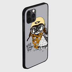 Чехол для iPhone 12 Pro Max Owl - wild crazy guy, цвет: 3D-черный — фото 2