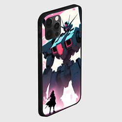 Чехол для iPhone 12 Pro Max Аниме и роботы, цвет: 3D-черный — фото 2