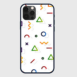 Чехол iPhone 12 Pro Max Геометрический хаос
