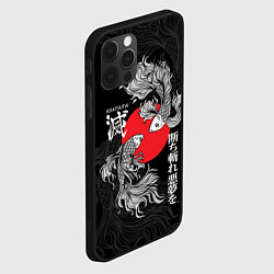 Чехол для iPhone 12 Pro Max Бойцовые петушки истребители демонов, цвет: 3D-черный — фото 2