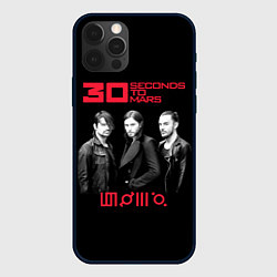 Чехол для iPhone 12 Pro Max 30 Seconds to Mars poster, цвет: 3D-черный