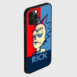 Чехол для iPhone 12 Pro Max Rick pop art, цвет: 3D-черный — фото 2