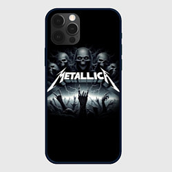 Чехол для iPhone 12 Pro Max Metallica thrash metal - gesture, цвет: 3D-черный