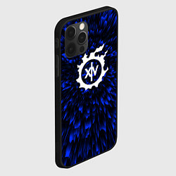 Чехол для iPhone 12 Pro Max Final Fantasy blue energy, цвет: 3D-черный — фото 2