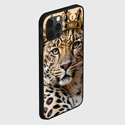 Чехол для iPhone 12 Pro Max Королевский леопард, цвет: 3D-черный — фото 2