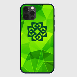 Чехол iPhone 12 Pro Max Breaking Benjamin green poly