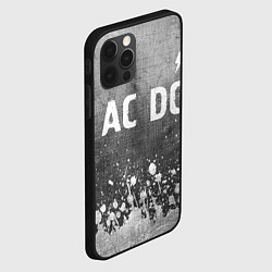 Чехол для iPhone 12 Pro Max AC DC - grey gradient посередине, цвет: 3D-черный — фото 2