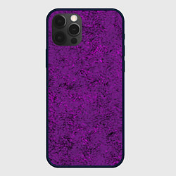 Чехол iPhone 12 Pro Max Текстурный фиолетовый