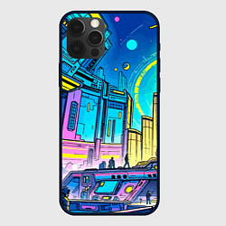 Чехол iPhone 12 Pro Max Космический город