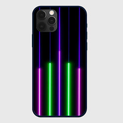Чехол iPhone 12 Pro Max Color Purple green pink