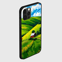Чехол для iPhone 12 Pro Max Русская деревенька, цвет: 3D-черный — фото 2