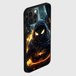 Чехол для iPhone 12 Pro Max Человек-паук магия, цвет: 3D-черный — фото 2