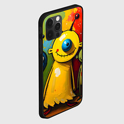 Чехол для iPhone 12 Pro Max Арт с человечками, цвет: 3D-черный — фото 2