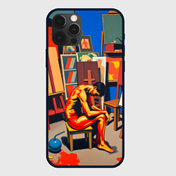 Чехол iPhone 12 Pro Max Художник в мастерской