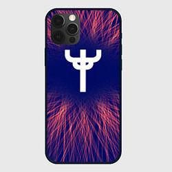 Чехол для iPhone 12 Pro Max Judas Priest red energy, цвет: 3D-черный