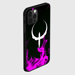 Чехол для iPhone 12 Pro Max Quake fire neon, цвет: 3D-черный — фото 2