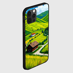 Чехол для iPhone 12 Pro Max Русская душа и поле, цвет: 3D-черный — фото 2