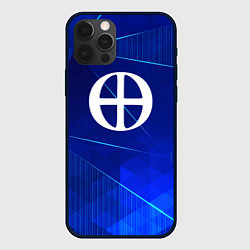 Чехол для iPhone 12 Pro Max Blue Exorcist blue poly, цвет: 3D-черный
