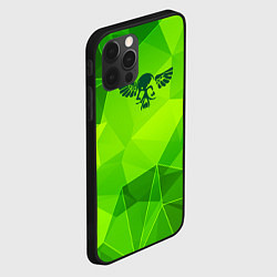 Чехол для iPhone 12 Pro Max Nazareth green poly, цвет: 3D-черный — фото 2