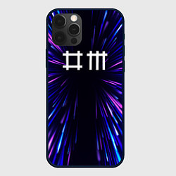 Чехол для iPhone 12 Pro Max Depeche Mode neon energy, цвет: 3D-черный