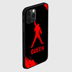 Чехол для iPhone 12 Pro Max Queen - red gradient, цвет: 3D-черный — фото 2