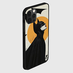 Чехол для iPhone 12 Pro Max Девушка Бэтмен, цвет: 3D-черный — фото 2