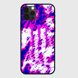 Чехол для iPhone 12 Pro Max Monster energy краски гранж, цвет: 3D-черный