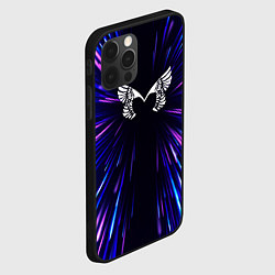 Чехол для iPhone 12 Pro Max Placebo neon energy, цвет: 3D-черный — фото 2