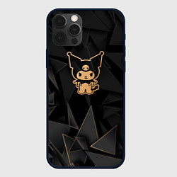 Чехол iPhone 12 Pro Max Kuromi golden poly