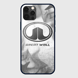 Чехол iPhone 12 Pro Max Great Wall - white gradient