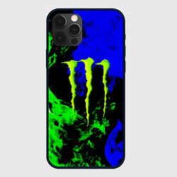 Чехол iPhone 12 Pro Max Monster energy кислотный огонь