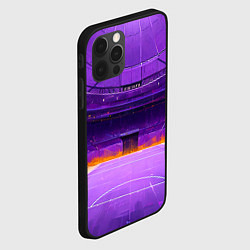 Чехол для iPhone 12 Pro Max Фиолетовый стадион, цвет: 3D-черный — фото 2