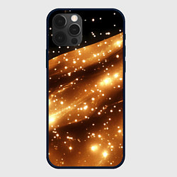 Чехол iPhone 12 Pro Max Черно-коричневый фон текстура