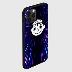 Чехол для iPhone 12 Pro Max Tomodachi Game neon energy, цвет: 3D-черный — фото 2
