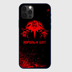 Чехол iPhone 12 Pro Max Король и Шут - red gradient