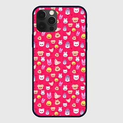 Чехол iPhone 12 Pro Max Skzoo pattern pink