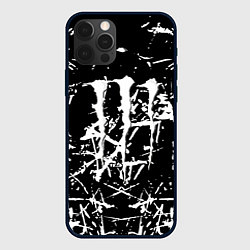 Чехол iPhone 12 Pro Max Monster energy белые штрихи краско