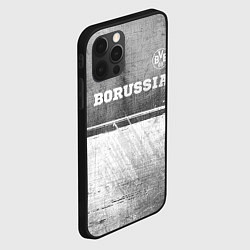 Чехол для iPhone 12 Pro Max Borussia - grey gradient посередине, цвет: 3D-черный — фото 2