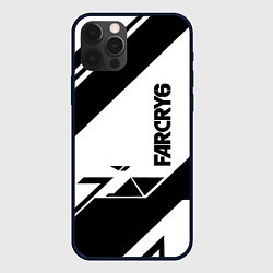 Чехол для iPhone 12 Pro Max Farcry6 геометрия полосы, цвет: 3D-черный