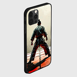 Чехол для iPhone 12 Pro Max Боец боевых искусств, цвет: 3D-черный — фото 2