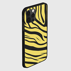 Чехол для iPhone 12 Pro Max Светлый тигровый паттерн, цвет: 3D-черный — фото 2
