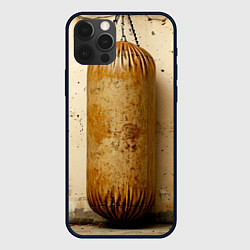Чехол iPhone 12 Pro Max Бежевая боксерская груша