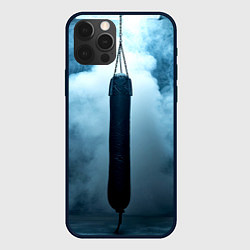 Чехол iPhone 12 Pro Max Боксерская груша в дыму
