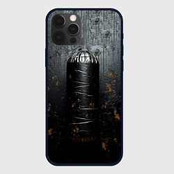 Чехол для iPhone 12 Pro Max Черная боксерская груша, цвет: 3D-черный