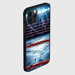 Чехол для iPhone 12 Pro Max Ринг и молния, цвет: 3D-черный — фото 2