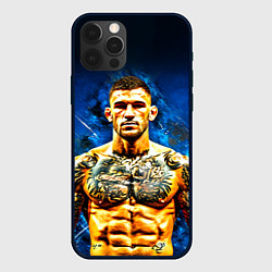 Чехол iPhone 12 Pro Max Дастин Порье на синем