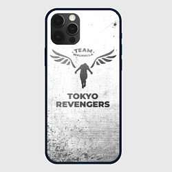 Чехол iPhone 12 Pro Max Tokyo Revengers - white gradient