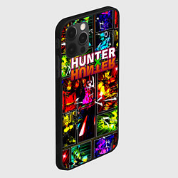 Чехол для iPhone 12 Pro Max Hunter x hunter neon anime, цвет: 3D-черный — фото 2